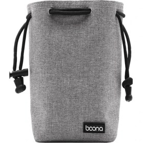 Resim Benna Su Geçirmez Slr Kamera Lens Çantası Objektif Koruyucu Kapak Kılıfı Çanta - Gri 