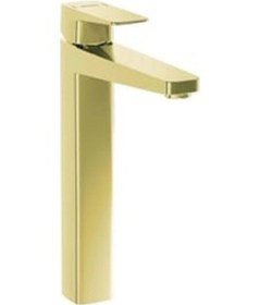 Resim VitrA Root Square A4273174 Soft Altın Yüksek Lavabo Bataryası 