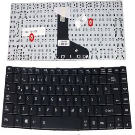 Resim Toshiba Uyumlu T450Tr C40-A,C45-A,S40D-A Siyah Klavye - 461014252 