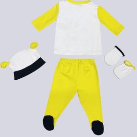 Resim Bebek %100 Fenerbahçe Hastane Çıkışı Beyaz - Sarı 
