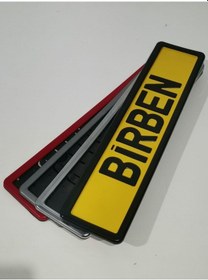 Resim Araç Takmatik Plakalık Renkli 2 Adet Ön Arka Takım Halinde 411365240 