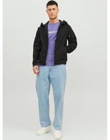 Resim Jack & Jones Erkek Jjebasıc Suya Dayanıklı Softshell Ceket 12236300 Siyah 