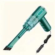 Resim Cloud011 Green 12v Araç Vakumu 3.6kpa Emiş 65db Sessiz 3.38-6.76oz Kapasite Çift Güç Kaynağı Filtreli 
