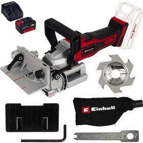 Resim Einhell Te-Bj 18 Li Akülü Yassı Dübel Frezesi (1x4,0 Ah Starter Kit) 