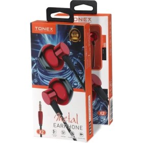 Resim Tonex X2 Süper Bass Metal 3.5mm Kulaklık Süper Ses Kalitesi 