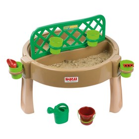 Resim Dolu Bahçe Kum Su Aktivite Masası 4in 1 