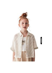 Resim Xo Kids Kız Çocuk Gömlek 8-14 Yaş 36395 Krem 