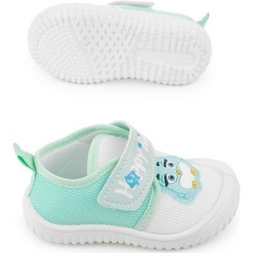 Resim Gezer Yazlık Keten Kız Bebe Happy Birds Cırtlı Ayarlanabilir Ayakkabı Ga2ybm.03356.00.3g3.0a Yeşil 