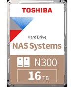 Resim TOSHIBA HDWG31GUZSVA 3.5 16TB 7200 SATA3 512MB N300 7/24 NAS Orjinal Faturalı