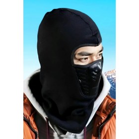 Resim Uniquetrenders Unisex Rüzgar Geçirmez Içi Termal Polar Kayak Maskesi Bisikletçi Maskesi Motorcu Maskesi 