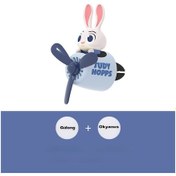 Resim Kitty Araç İçi Aromaterapi Fanı Hava Çıkışlı Dönen Uçak Figürü Kızlar İçin Gerekli Judy Rabbit Toplam 6 Adet Aromaterapi 