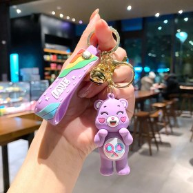 Resim OEMG Yeni Çizgi Film Animasyon Stitch Serisi Yumuşak Kauçuk Anahtarlık Bebek Çantası Kolye Anahtarlık Küçük Hediye (Yurt Dışından) 