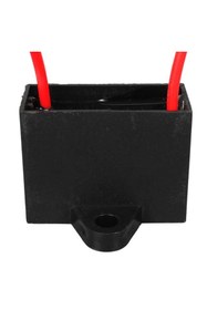 Resim Powermaster 2.5UF 450VAC Siyah 10Cm Kablolu Kare Tip Kutupsuz Kondansatör 
