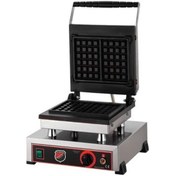 Resim Işıkgaz Tekli Kare Waffle Makinesi 