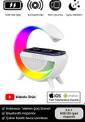 Resim Dakeshop G Speaker BT-2301 Kablosuz Şarj Özellikli LED Işıklı 