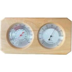 Resim Normadia Yüksek Hassasiyetli Sauna Termometre ve Higrometre Seti 