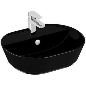 Resim Vitra Geo 7428B070-0001 Çanak Lavabo 55 CM Siyah 