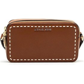 Resim Michael Kors Jet Set Contrast Stitch Crossbody Bag 32t4gj6c1l Kahverengi 