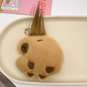 Resim Baijiafu2 Yeni Yaratıcı Sevimli Anahtarlık Karikatür Peluş Bebek Kolye Çok Yönlü Anahtarlık Kolye Çanta Bebek Çekicilik (Yurt Dışından) 