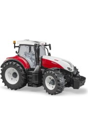 Resim Bruder Steyr 6300 Terrus Traktör Oyuncak Kamyon ve İş Makinesi 1:16 Ölçekli Fonksiyonel Model 