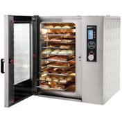 Resim Maksan Elektrik Isıtmalı Konveksiyonlu Dönerli Patiseri Fırını 