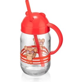 Resim Nuit Concept Alıştırma Bardağı Qlux Pipetli Bardak C-00374 Meşrubat Bardağı Bpa Içermez Cam Bardak 