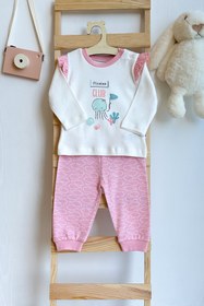 Resim Mother Love Organik Kız Bebek Pijama Takımı 