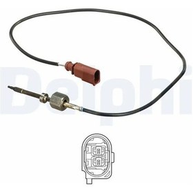 Resim Delphı Ts30252 Egzoz Sicaklik Sensoru 070906088a 