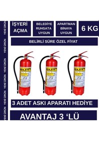 Resim İş Yeri Dükkan Açma Ruhsata Uygun + Binaya Uygun 6 Kg Foam Köpüklü Yangın Söndürücü 