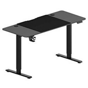 Resim Adore Mobilya Gaming Elevator-X Yükseklik Ayarlı Oyuncu Masası - Siyah 160x72-117x75 CM 