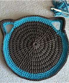 Resim UNİCORNS Kedi Figürlü Paspas, Kedi Matı, Kedi Mama Paspası 