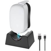 Resim Oculus Quest 2 Vr İçin Şarj Standı Vr Aksesuarları Ana Bilgisayar Depolama Braketi Şarj Standı 