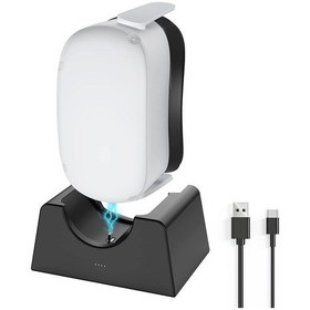 Resim Oculus Quest 2 Vr İçin Şarj Standı Vr Aksesuarları Ana Bilgisayar Depolama Braketi Şarj Standı 