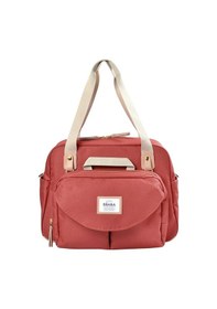 Resim Beaba Sydney Iı Bebek Bakım Çantası Mavi Desenli 44x26x27 Cm Kırmızı 