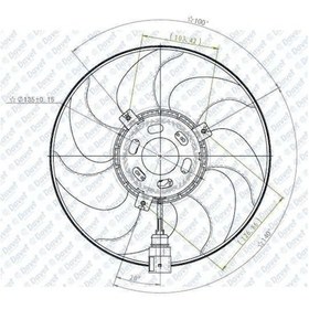 Resim Fan Motoru Sag Caddy Golf Plus-Jetta Passat-Scirocco 504610457 