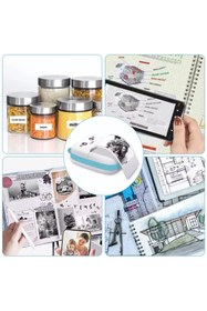 Resim Duego Termal Mini Yazıcı Kablosuz Bluetooth Taşınabilir Mini Yazıcı Mavi Renk 