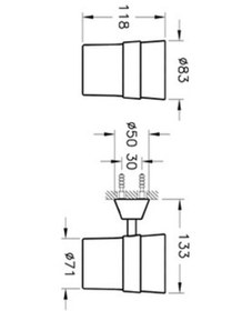 Resim VitrA Matrix Diş Fırçalığı Krom A44575 Krom 