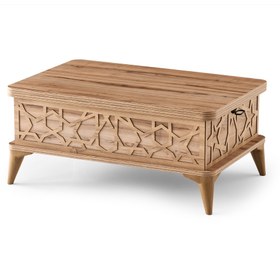 Resim ZERENLAND 151 Akıllı Sehpa, Sihirli Sehpa, Orta Sehpa, Laptop Masası, Masaya Dönüşen Sehpa 