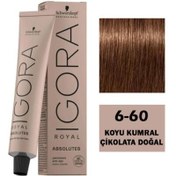 Resim Igora Royal Absolutes Olgun Saçlar İçin Beyaz Kapatıcı Yaşlanma Karşıtı Saç Boyası 60ml - 6.60 Koyu Kumral Çikolata Doğal 