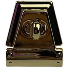Resim Üçgen Kilit Çanta Aparatı Gold 3,5cm 