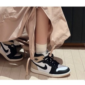 Resim Nike Air Jordan 1 Retro High Og 'latte' Basketbol Ayakkabısı-fd2596-021-sportxoutlet SİYAH - BEYAZ 