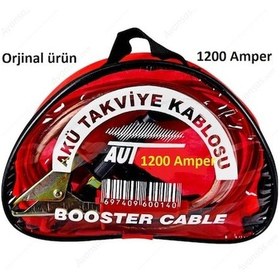 Resim 1200 Amper Akü Takviye Kablosu Taşıma Çantalı 2 Metre 