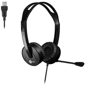 Resim Lecoo HT106 USB Kablolu Mikrofonlu Kulak Üstü Kulaklık Siyah 