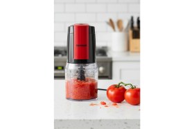 Resim Özbience Pratik ve Şık 2110H Çok Amaçlı Doğrayıcı, Siyah Kırmızı Renk Seçeneği 