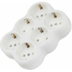 Resim FETİH Golyat Topraklı Priz 6'lı 