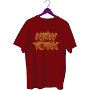 Resim Bluu Newyorklite Sporcu T-Shirt Bisiklet Yaka 