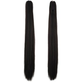 Resim Tokalı Düz At Kuyruğu / Kahverengi - Aysc-462708 Karışık - Çok Renkli 