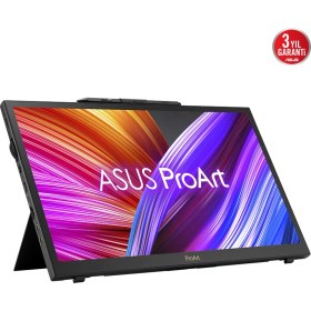 Resim Asus Zenscreen PA169CDV 15.6 Tasınabılır Profesyonel USB Monitör IPS 3840X2160 HDMI Usb-C mm Vesa 3yıl 10 Parmak Dokunmatık Panel 100% Srgb Eyecare Kalem Ile Kolay Kullanım 