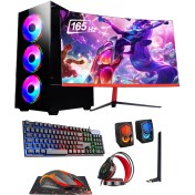 Resim Ramtech Fullforce FF275 R5-3600 32GB Ram 256GB M.2 SSD RX550/4GB 23,6 Oyuncu Masaüstü Bilgisayar 