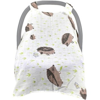 Youmex Bebe Koltuğu Gölge Örtüsü, Çift Katlı Nane Pamuk, Güneş Engeli, 114x90cm Kirpi/ananas/kırmızı Çiçek/pembe Çiçek/turuncu Seçenekli